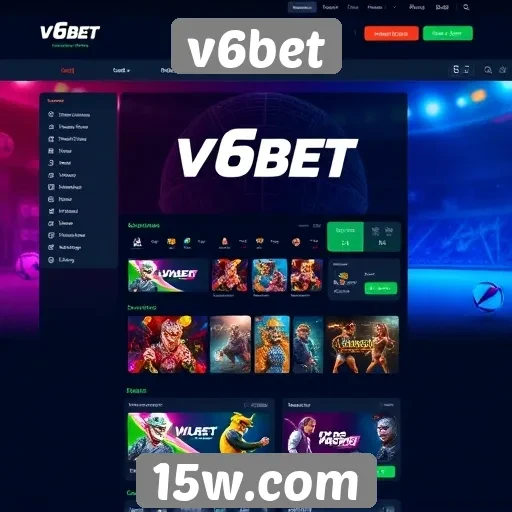 interface do site v6bet é intuitiva e fácil de usar